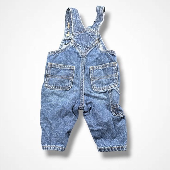 Old Navy Blue Denim Overalls - Picture 3 of 4